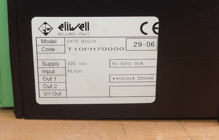 eliwell EWTR 910/H  T10PH70000
