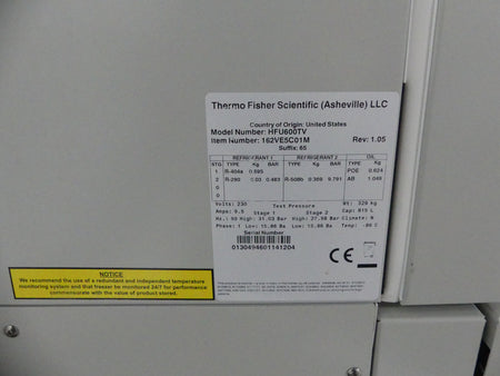 Thermo Fisher Scientific HFU600TV63