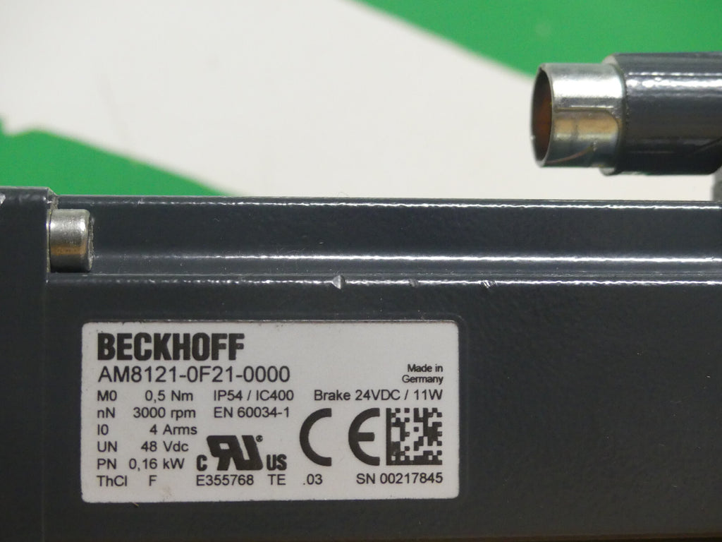 Beckhoff AM8121-0F21-0000 SERVOMOTOR