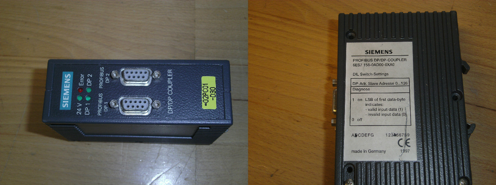 Siemens Profibus DP/DP-Coupler 6ES7 158-0AD00-0XA0