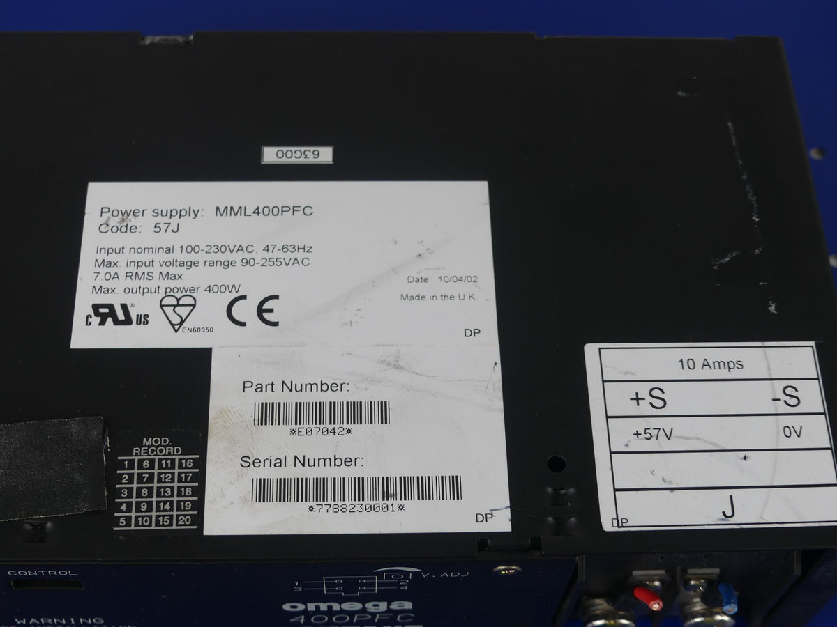 Omega MML400PFC Coutant Lambda Netzteil