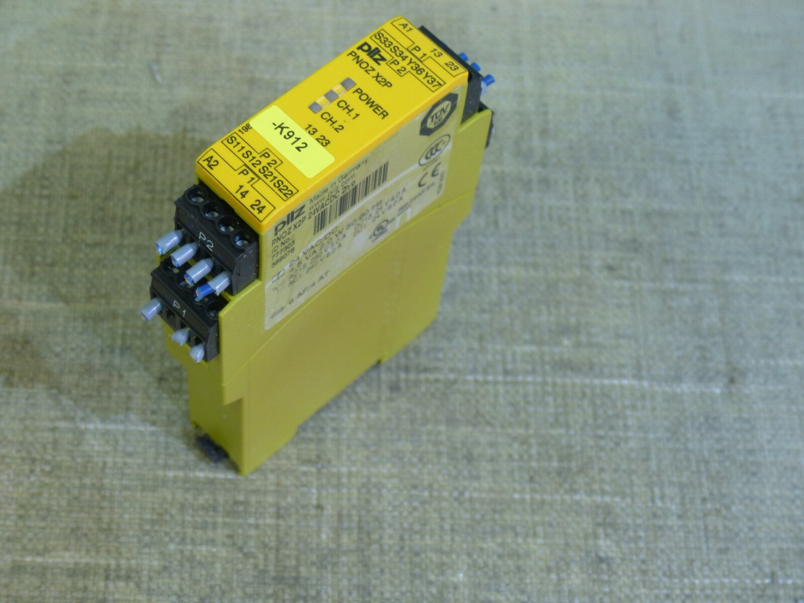 Pilz pnoz X2P 24VACDC 2n/o