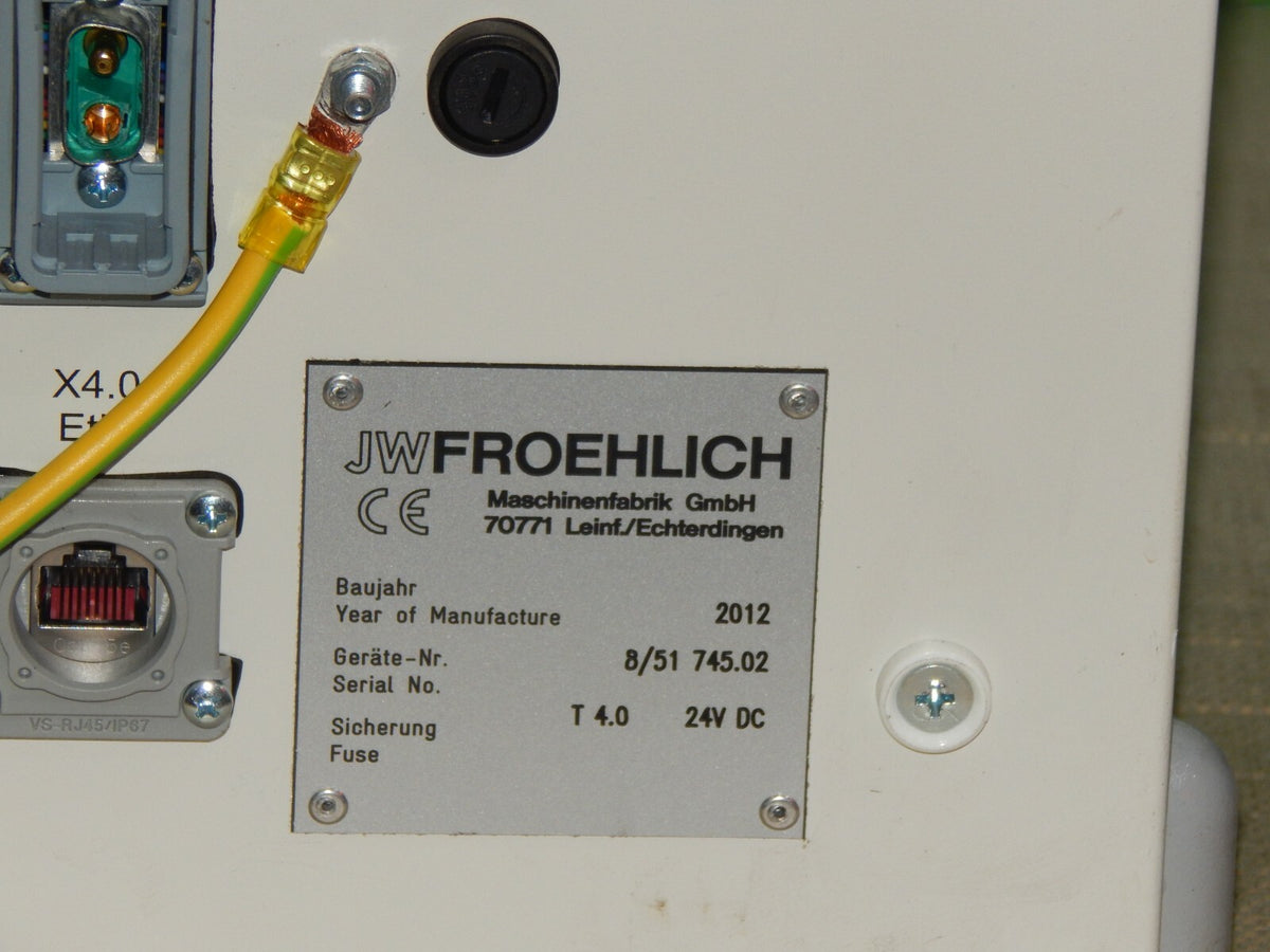  JW FROEHLICH MFL 200 LECKTESTGERÄT LEAK TEST DICHTHEITSPRÜFUNG 8/51745 BJ.2012