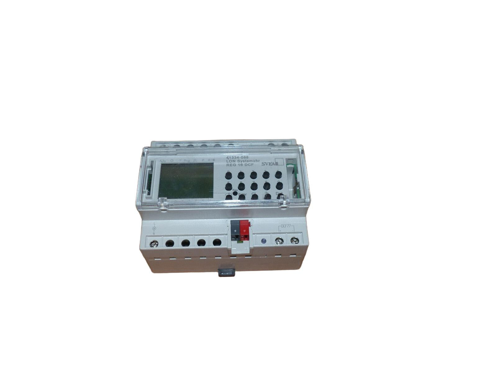 SVEA LON Systemuhr REG 16 DCF   41334-088 used s.Bilder