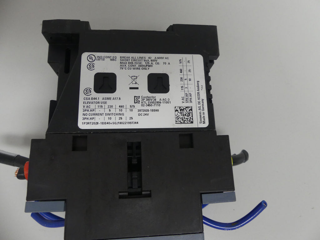 Siemens Sirius Leistungsschütz 3RT2028-1BB40