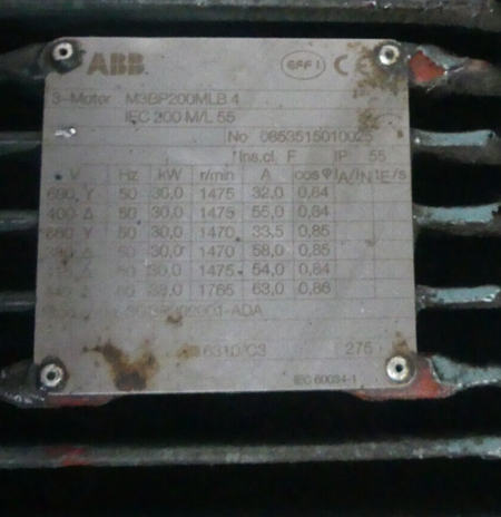 HAMMELMANN Hochdruckpumpe   B3.01072.1679 B.j 2013 28KW max. Druck 90bar