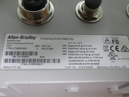 Sicherheitssteuerung Allen-Bradley  1756-L72EROMS