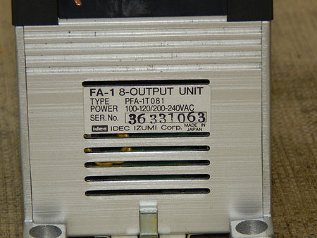  idec PFA-1T081 Output Unit used