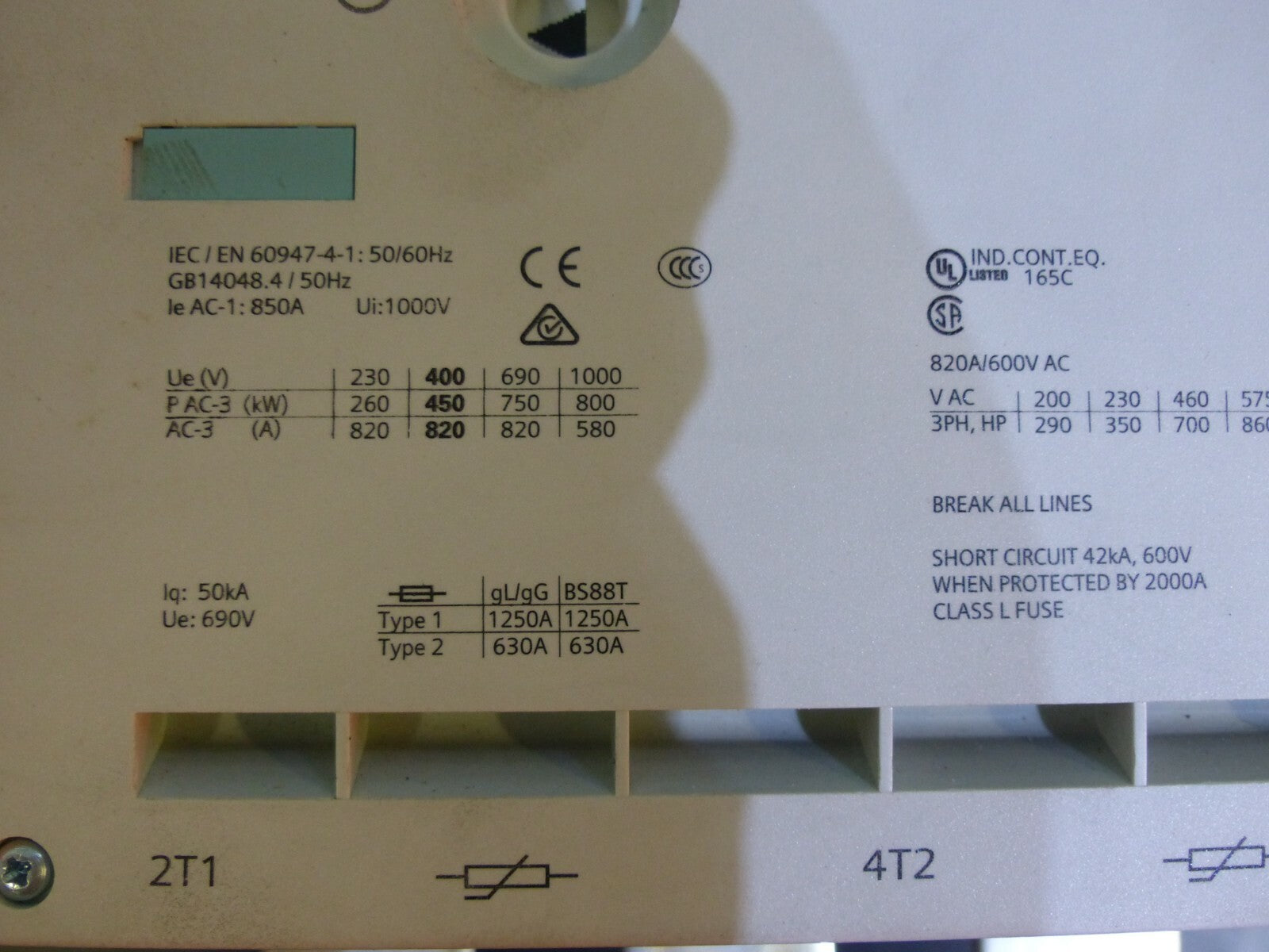 Siemens 3FT6933-8QL7 // 3FT6933-8Q