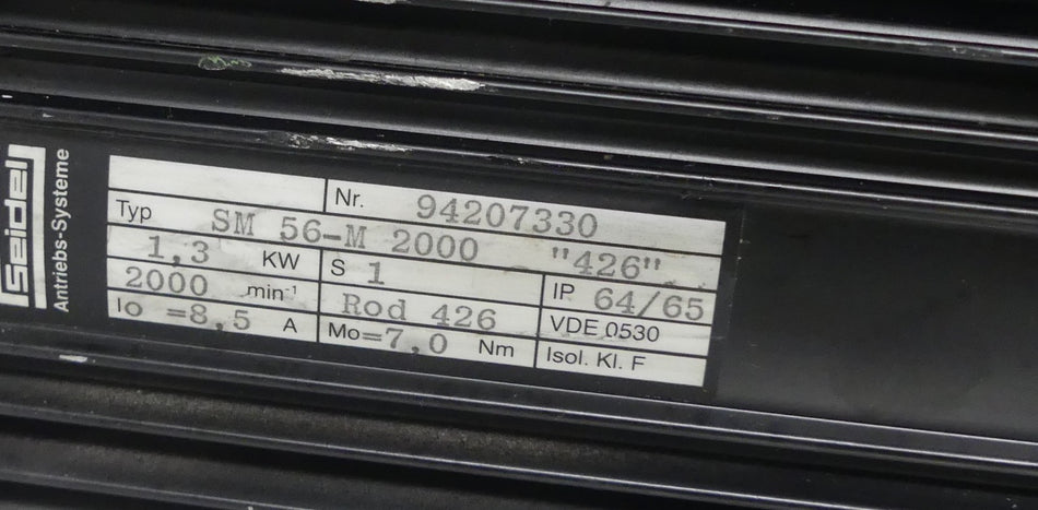 Seidel Servomotor SM 56-M 2000 "426"  SM56-M2000"426"