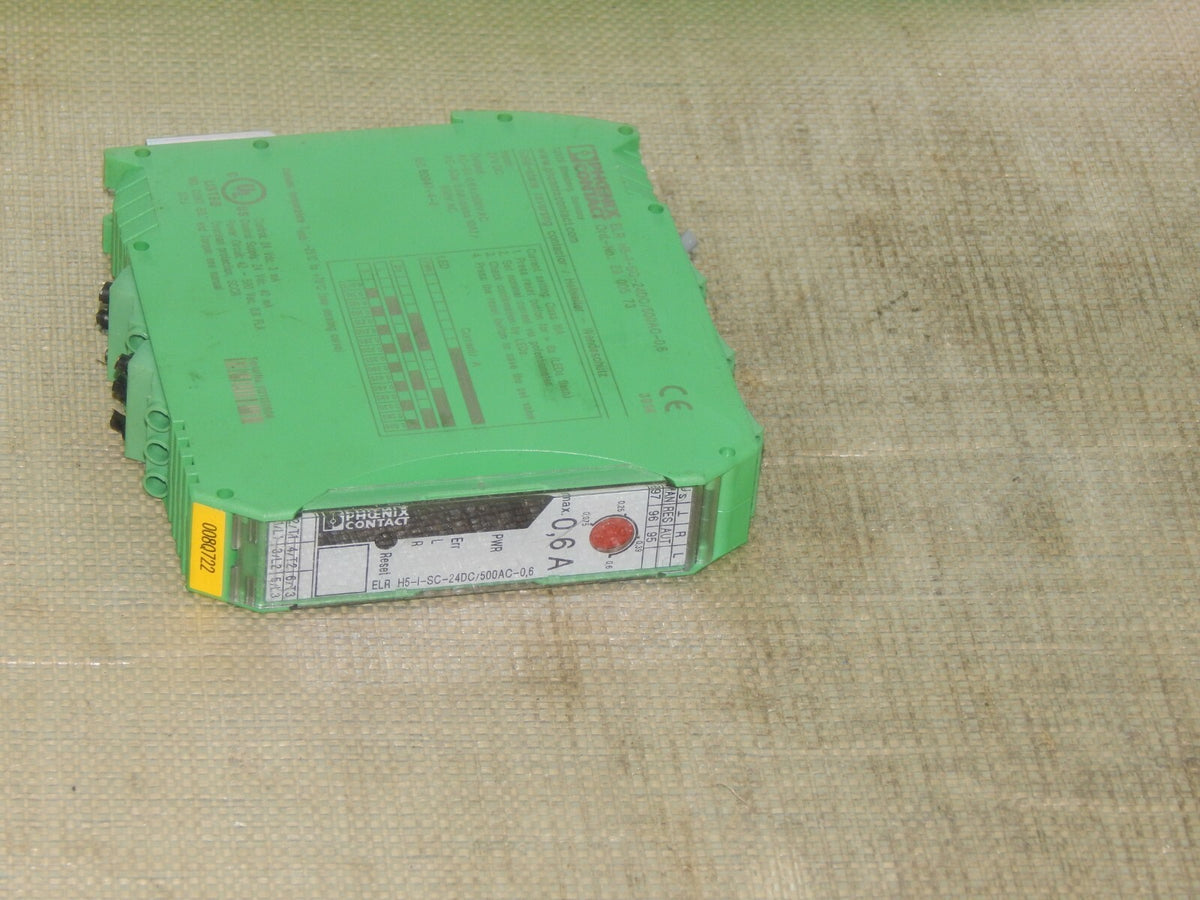  PHOENIX CONTACT ELR H5-I-SC-24DC/500AC-0,6