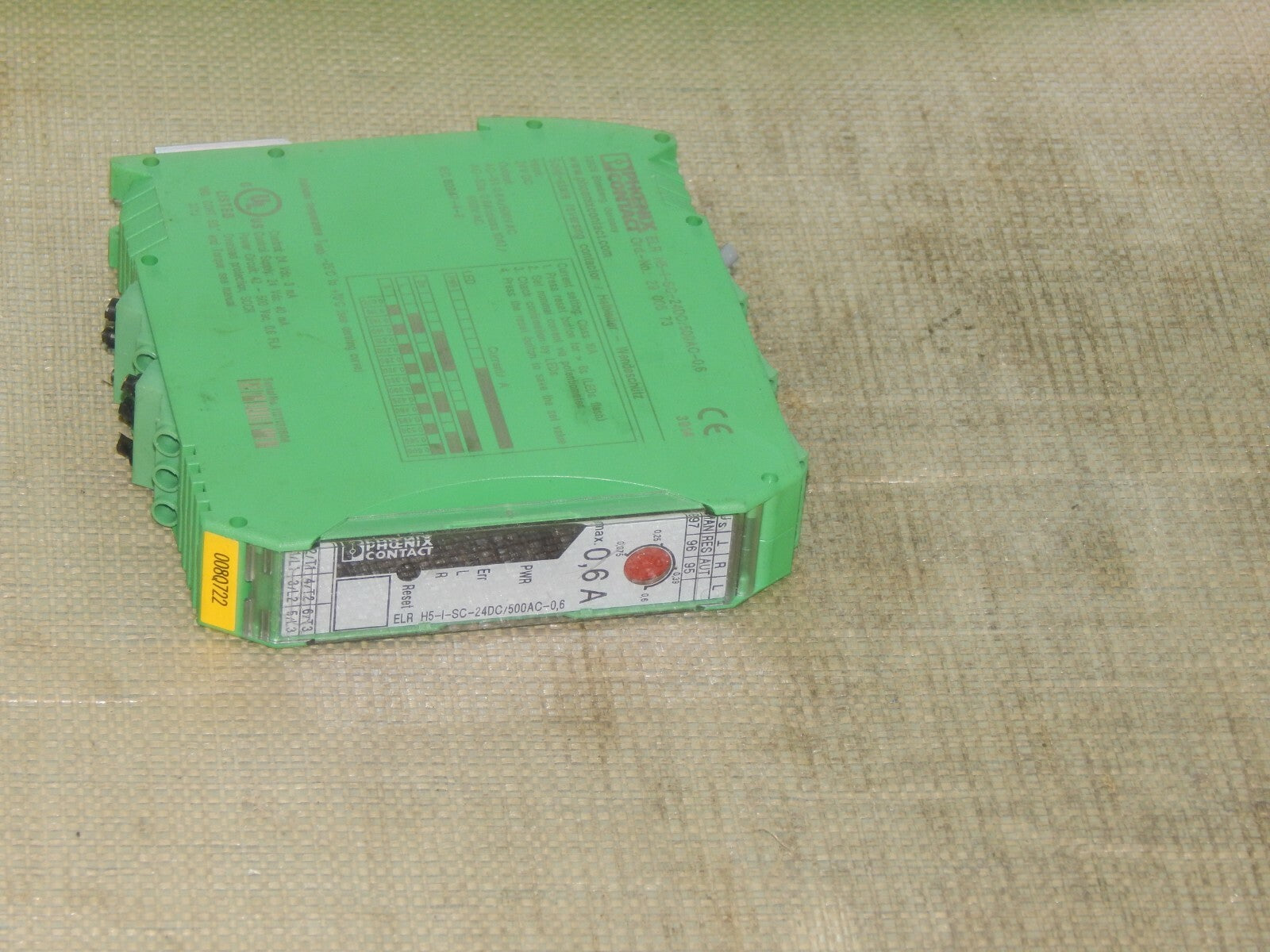  PHOENIX CONTACT ELR H5-I-SC-24DC/500AC-0,6