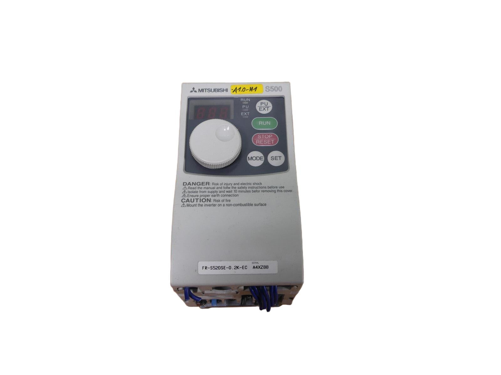 Mitsubishi FR-S520SE-0.2K-EC Inverter 0.2kW 0.5-120Hz