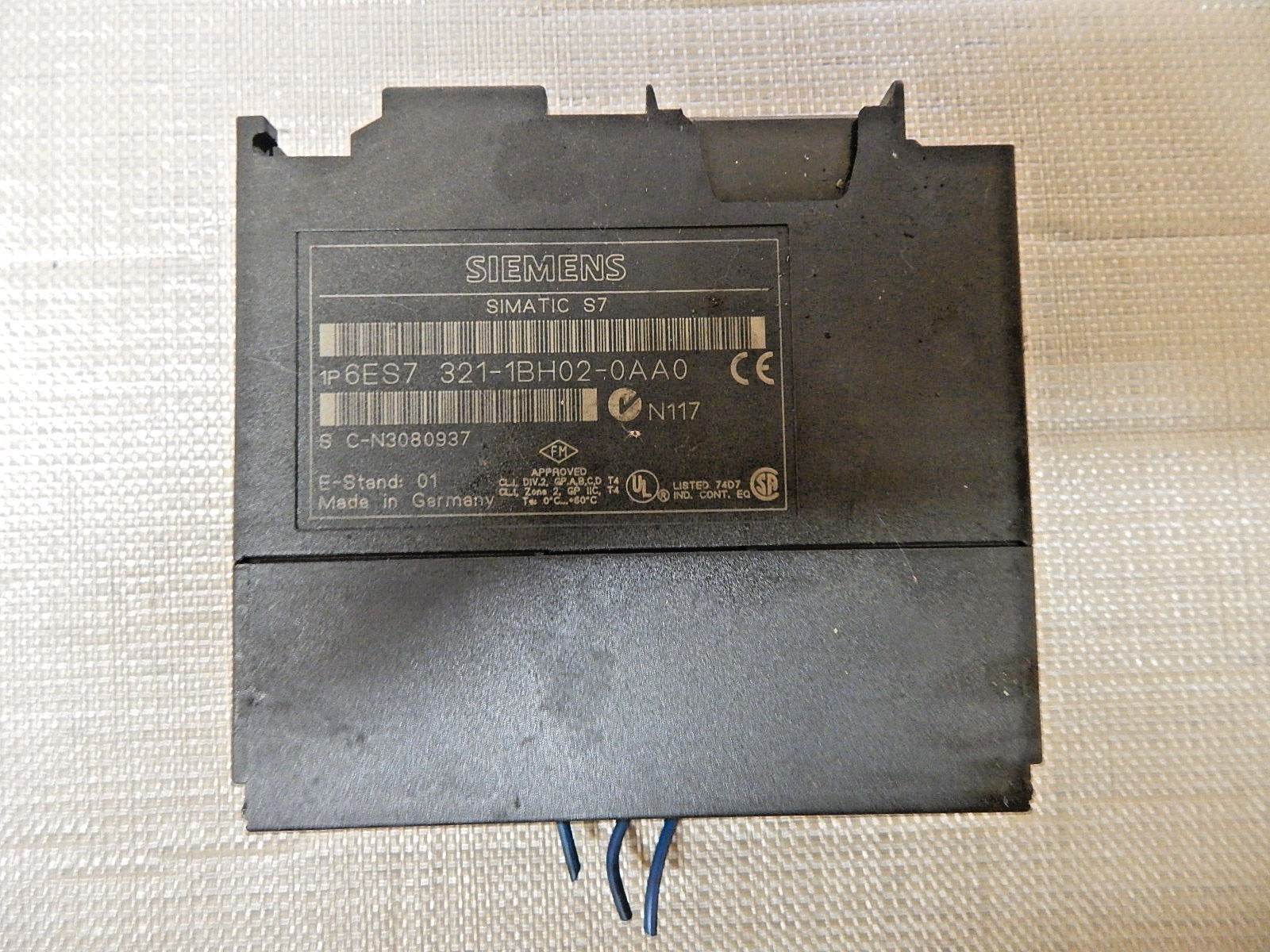 SIEMENS SIMATIC S7 6ES7321-1BH02-0AA0 Digitaleingabe Used E-Stand 01