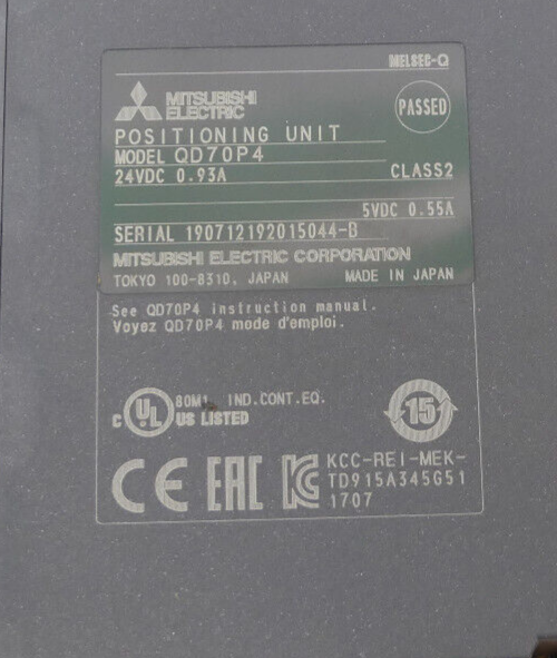 Mitsubishi QD70P4 Positioniermodul