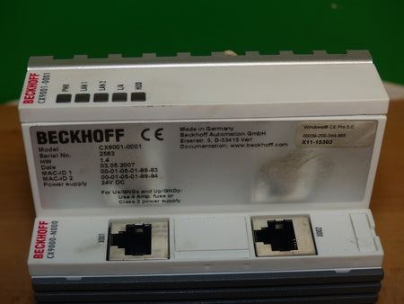 Beckhoff CX9001-0001 + CX9000-N000 used s.Bilder