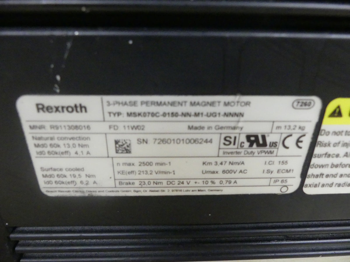 REXROTH MSK070C-0150-NN-M1-UG1-NNNN