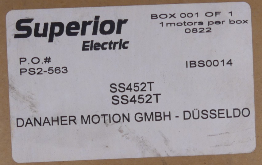 Danaher Motion SS452T Synchronmotor