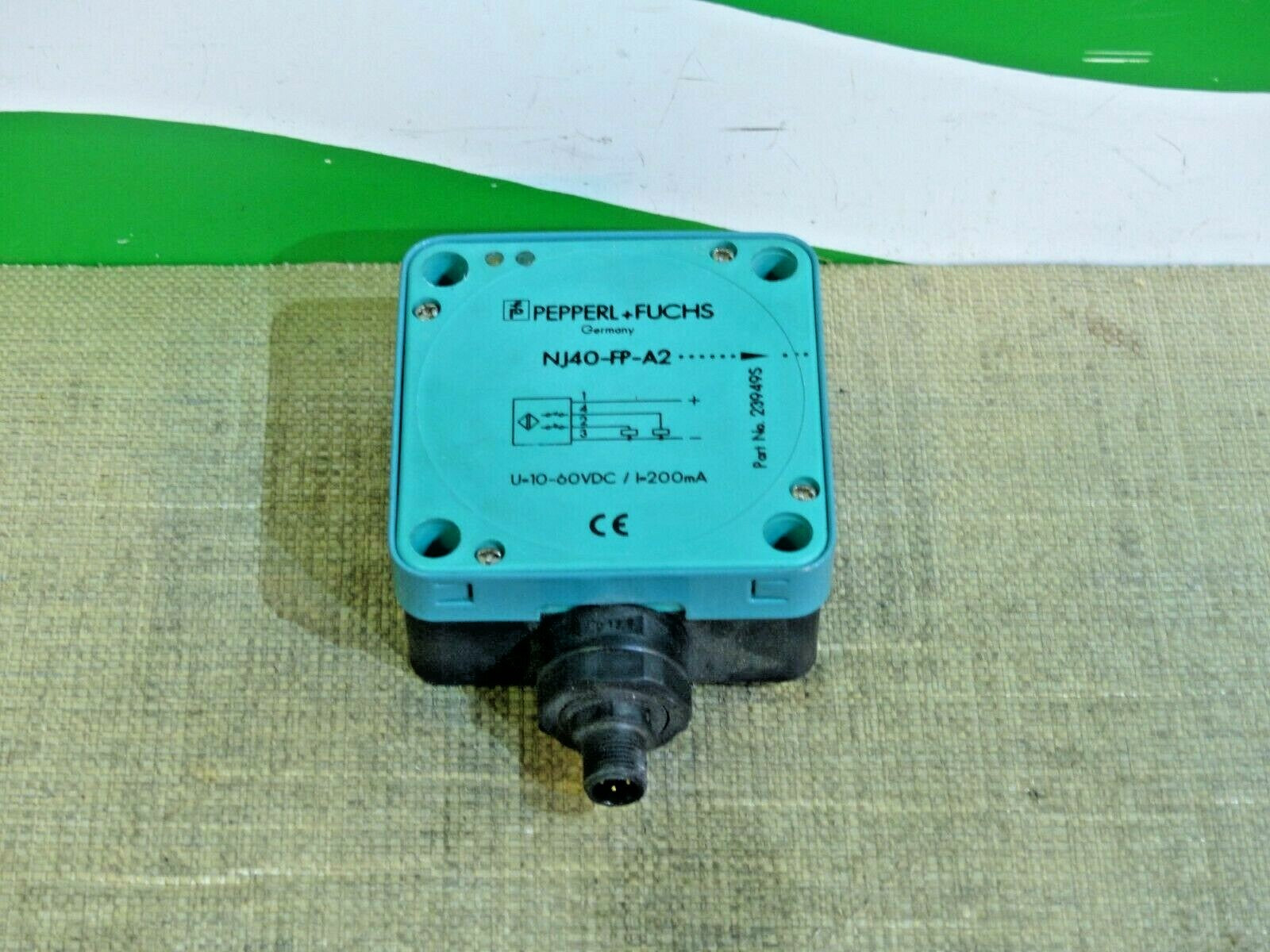  Pepperl&Fuchs Näherungsschalter NJ40-FP-A2-B1 Part No.23949S // 23854S