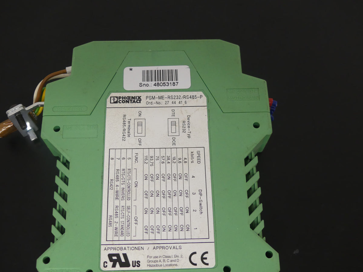 Phoenix Contact, Schnittstellenumsetzer, psm-me-rs232/rs485-p used s.Bilder