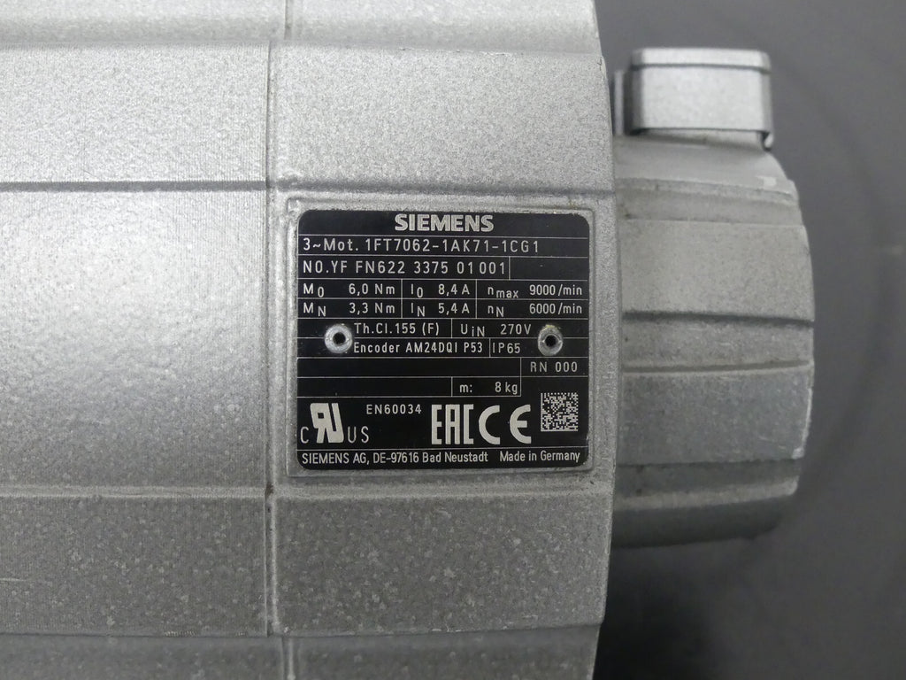 siemens 1ft7062-1ak71-1cg1   1ft70621ak711cg1 used s.Bilder