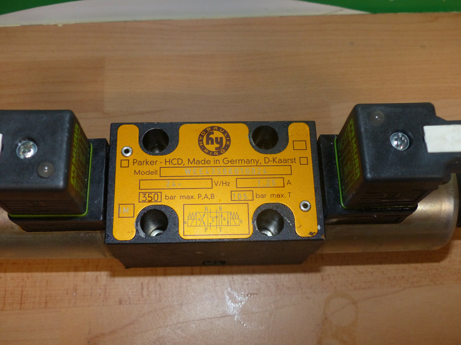 Parker WEE43S06G1G024 Wegeventil 24V Spulenspannung s.Bilder