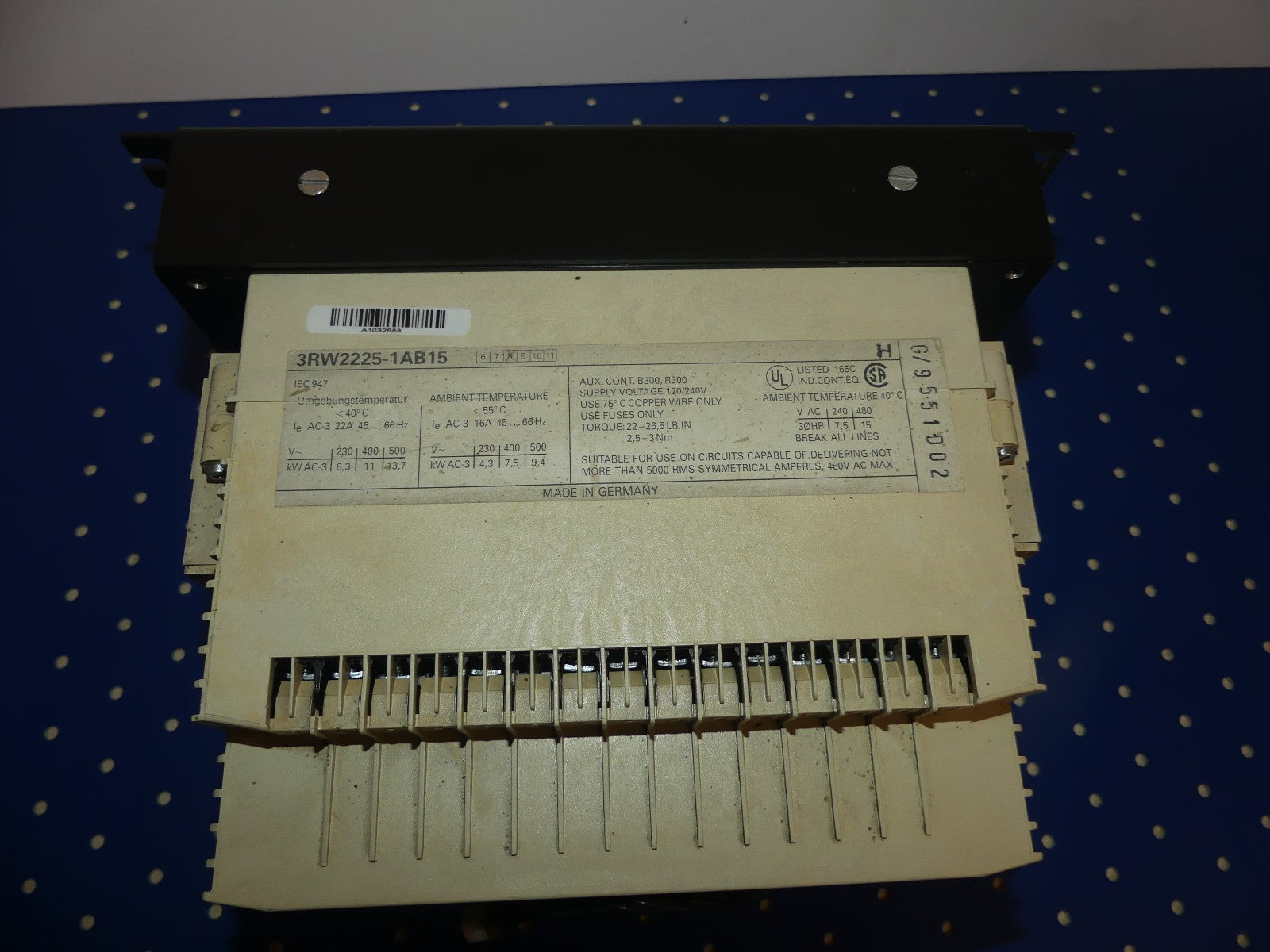 SIEMENS SIKOSTART 3RW2225-1AB15