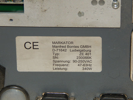  Markator MV-5 ZE 401 Steuereinheit für Markator Markierungssysteme Ungeprüft
