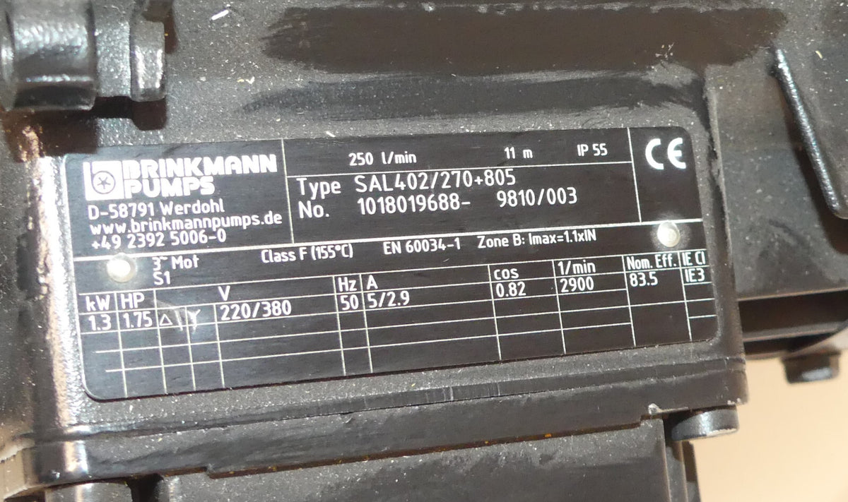 Brinkmann Pumps SAL402/270+805