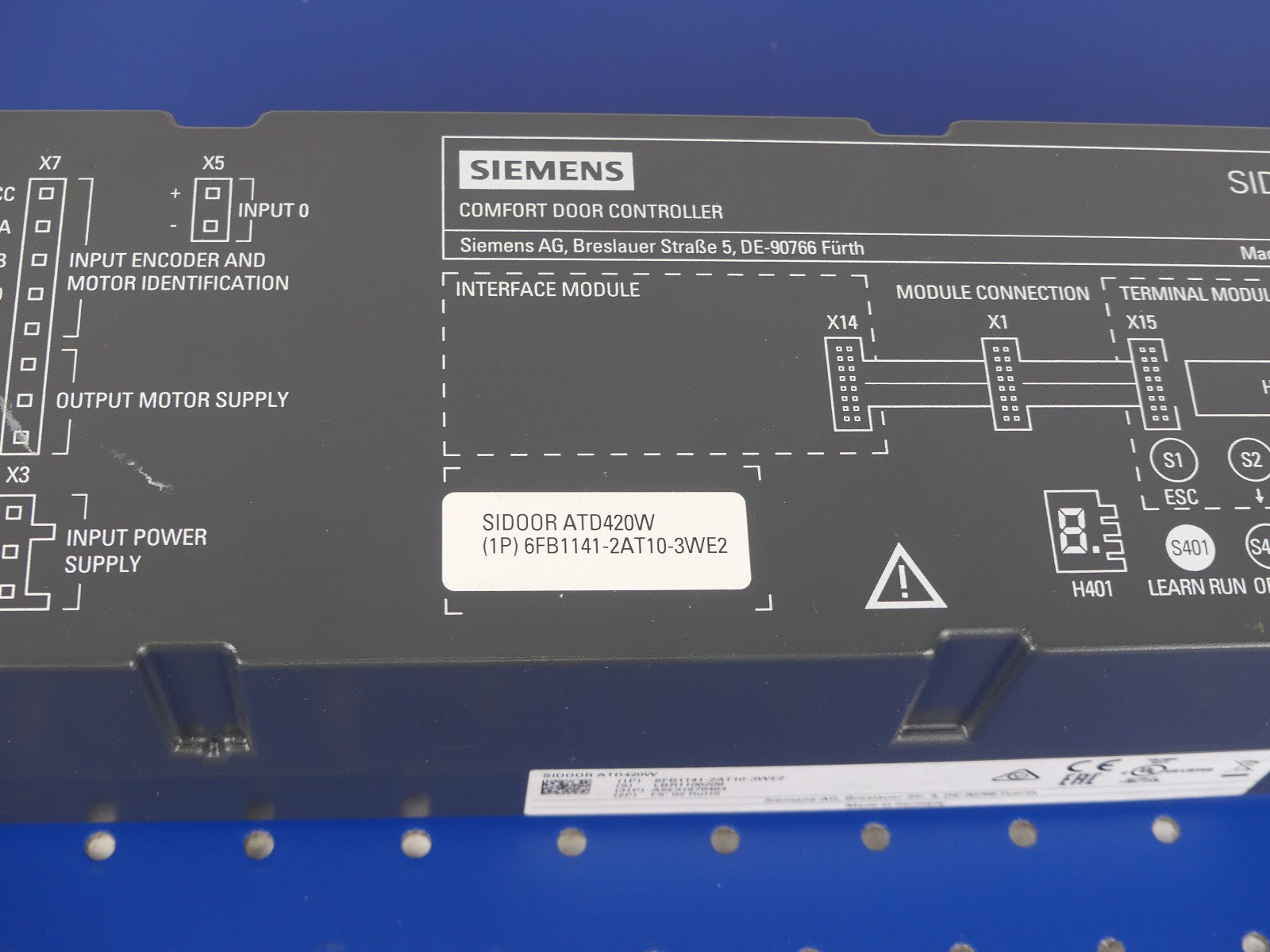SIEMENS SIDOOR ATD420W 6FB1141-2AT10-3WE2