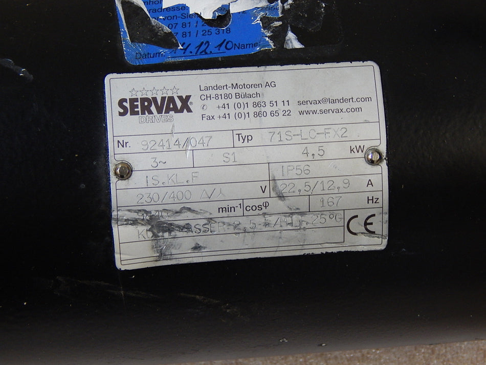 SERVAX Drives 71S-LC-FX2  Used