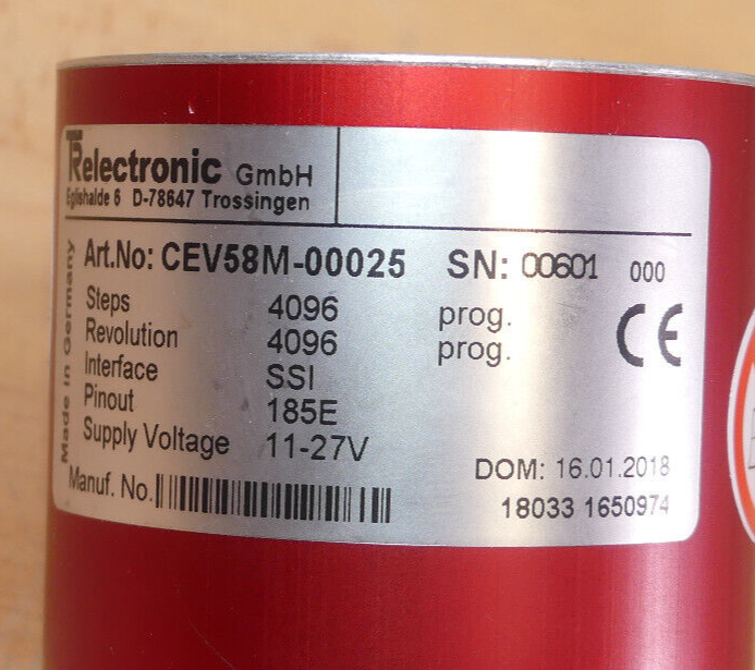 TR Electronic Drehgeber CEV58M CEV58M-00025