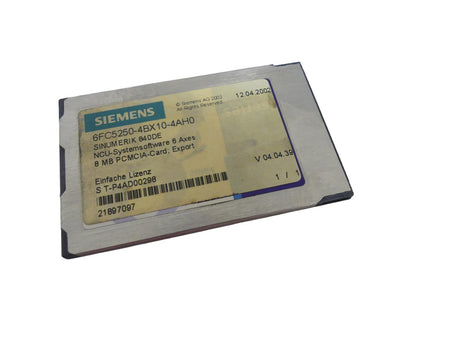 Siemens 6FC5250-4BX10-4AH0