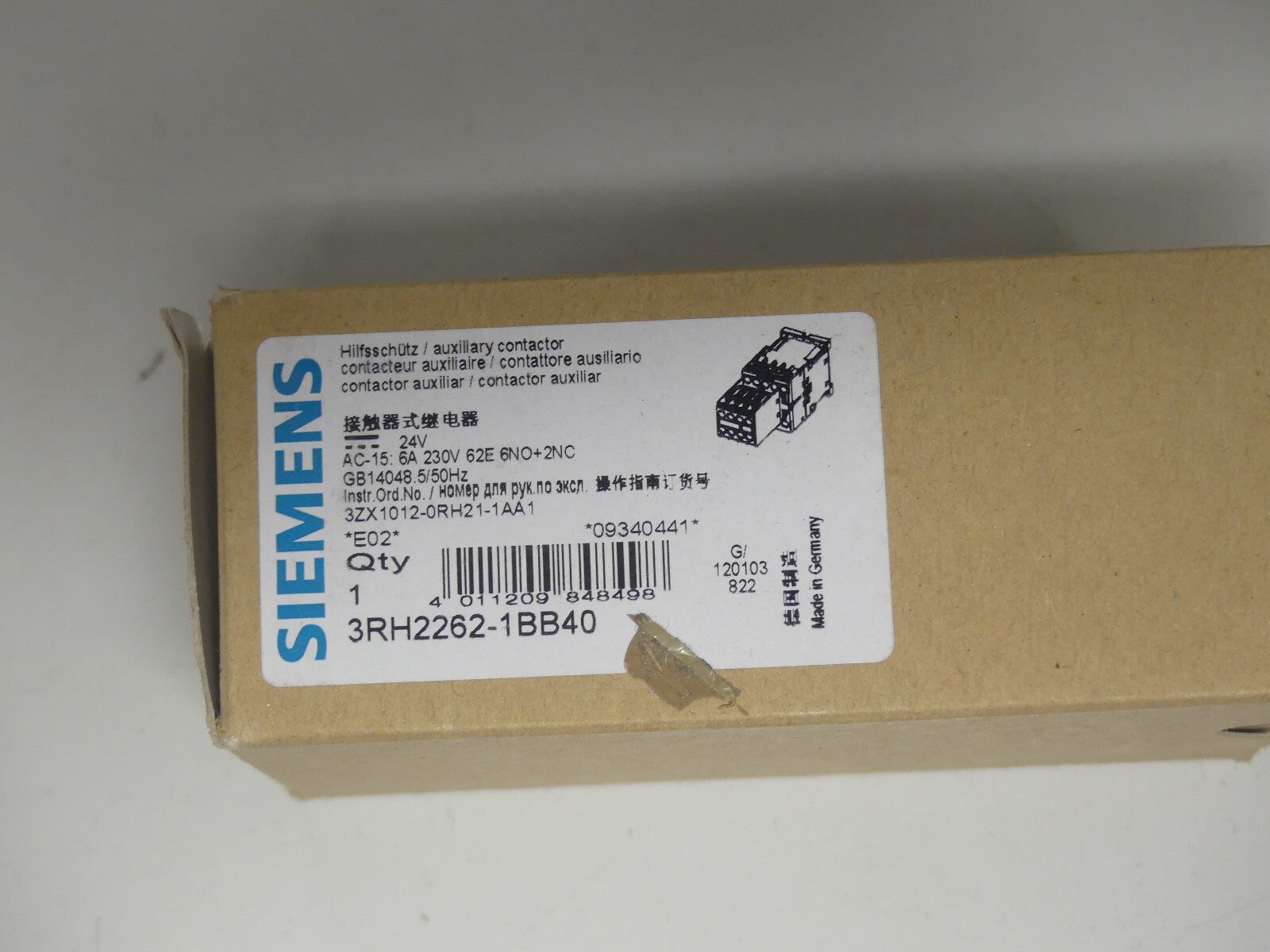 Siemens 3RH2262-1BB40 Relais Hilfsschütz