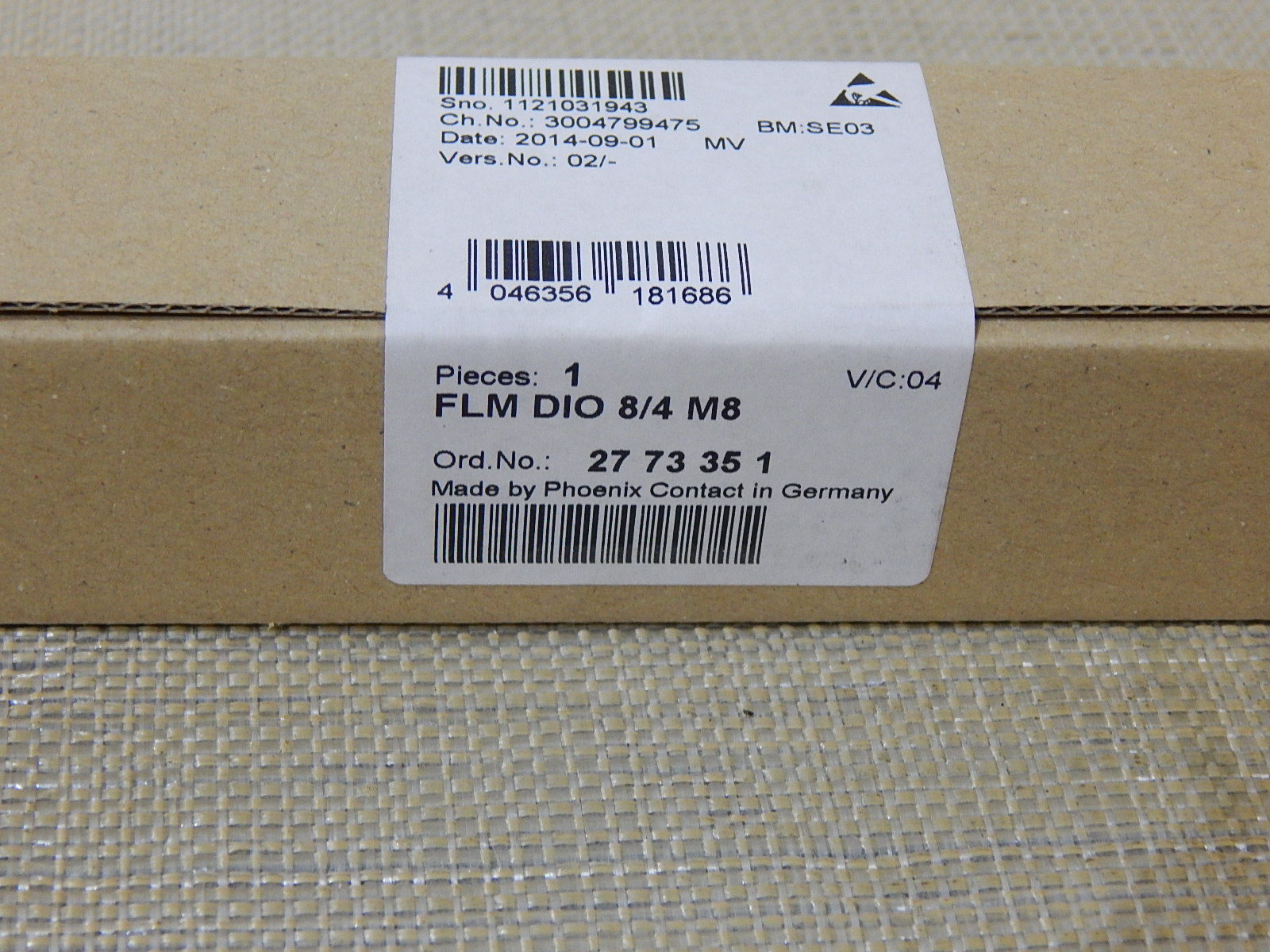Phoenix Contact Fieldline Modular  FLM DIO 8/4 M8  New