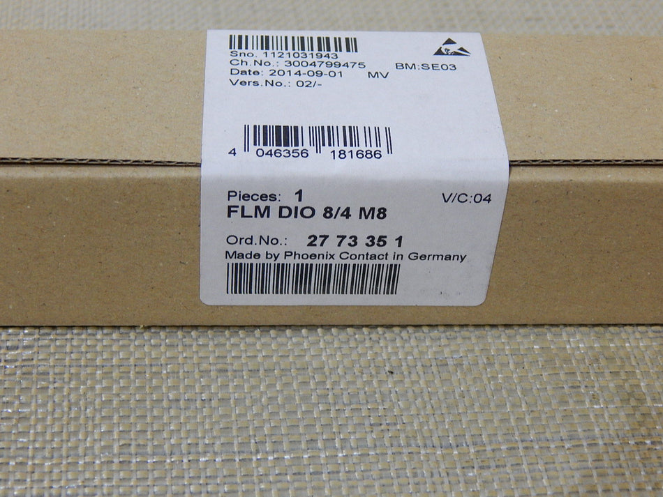 Phoenix Contact Fieldline Modular  FLM DIO 8/4 M8  New