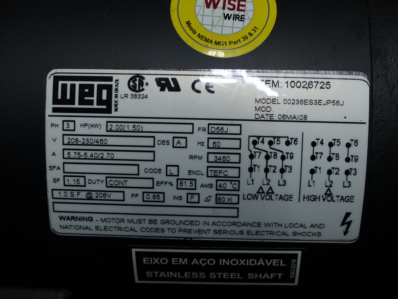 AMT 282B-95 Endsaugpumpe s.Bilder