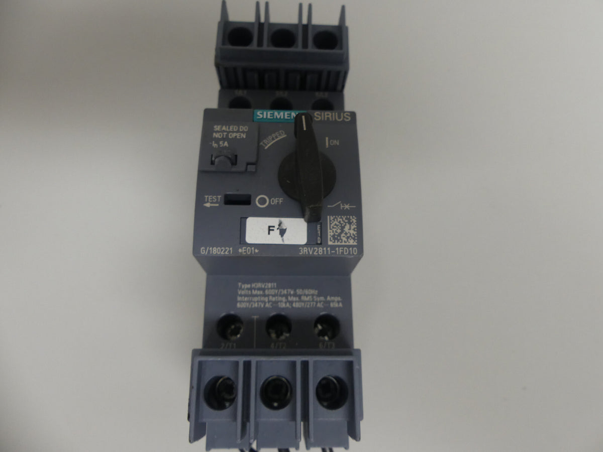 Siemens Sirius Leistungsschalter 3RV2811-1FD10