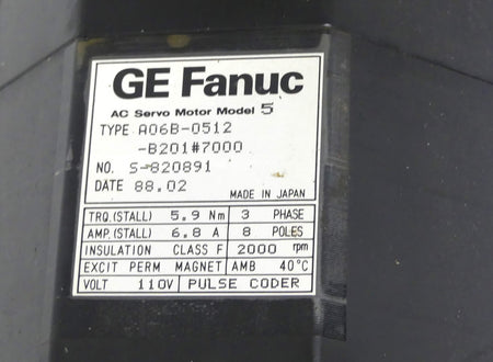 Fanuc A06B-0512-B201#7000