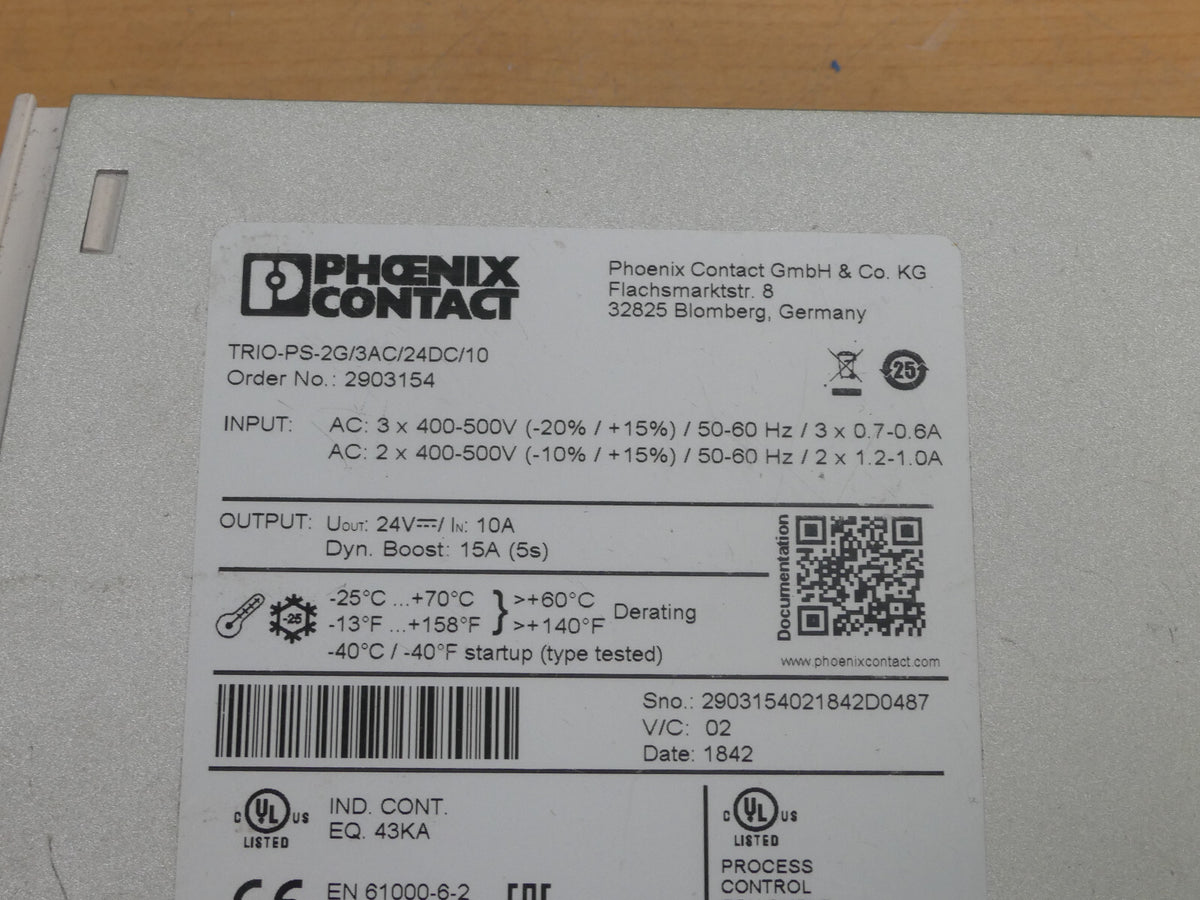 Phoenix Contact TRIO-PS-2G/3AC/24DC/10  Stromversorgung