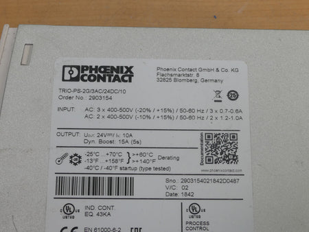 Phoenix Contact TRIO-PS-2G/3AC/24DC/10  Stromversorgung