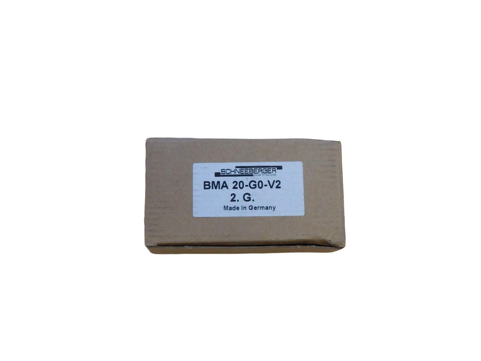  Schneeberger BMA 20 G0-V2  2. G.   Linearführungswagen OVP