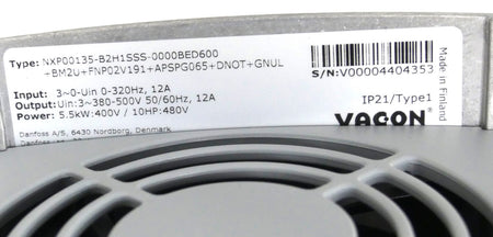 Danfoss Vacon NXP00135-B2H1SSS-0000BED600