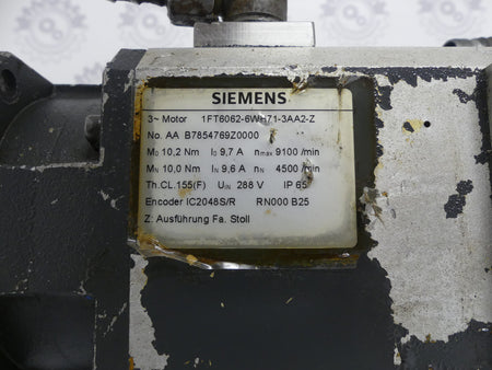 Siemens 1FT6062-6WH71-3AA2-Z