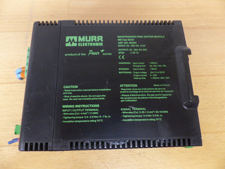 MURR ELEKTRONIK MAINTENANCE-FREE BUFFER MODULE