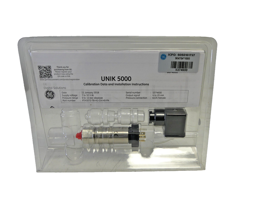 GE General Eletric UNIK 5000 PTX 5072-TB-A1-CA-H0-PA  Drucktransmitter