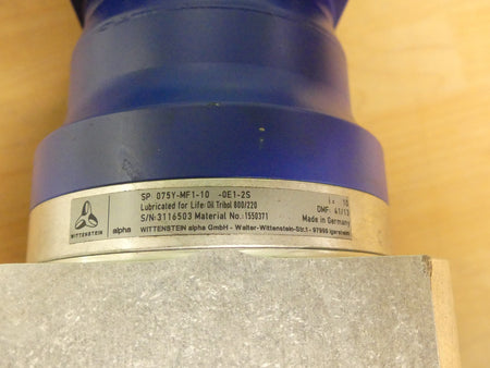 Wittenstein alpha sp 075y-mf1-10-0e1-2s