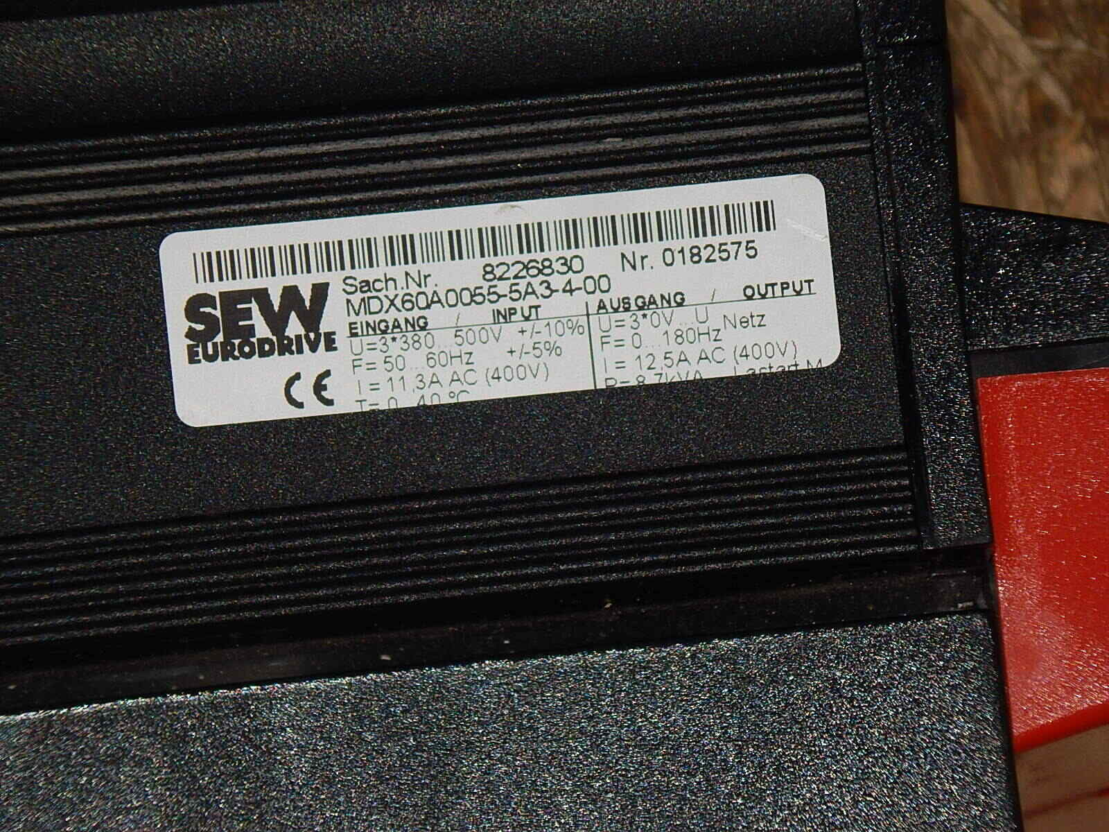 SEW  Frequenzumrichter Eurodrive MDV60A0055-5A3-4-00 s.Bilder