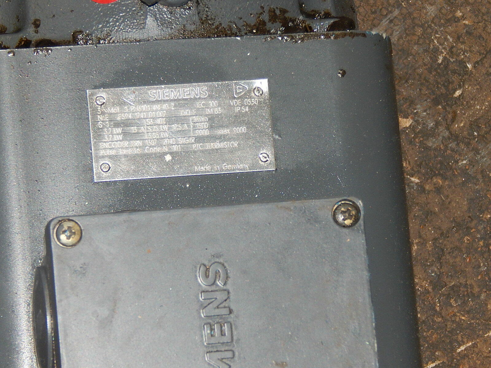  Siemens  3~Motor  1PH6101-4NF40-Z  used
