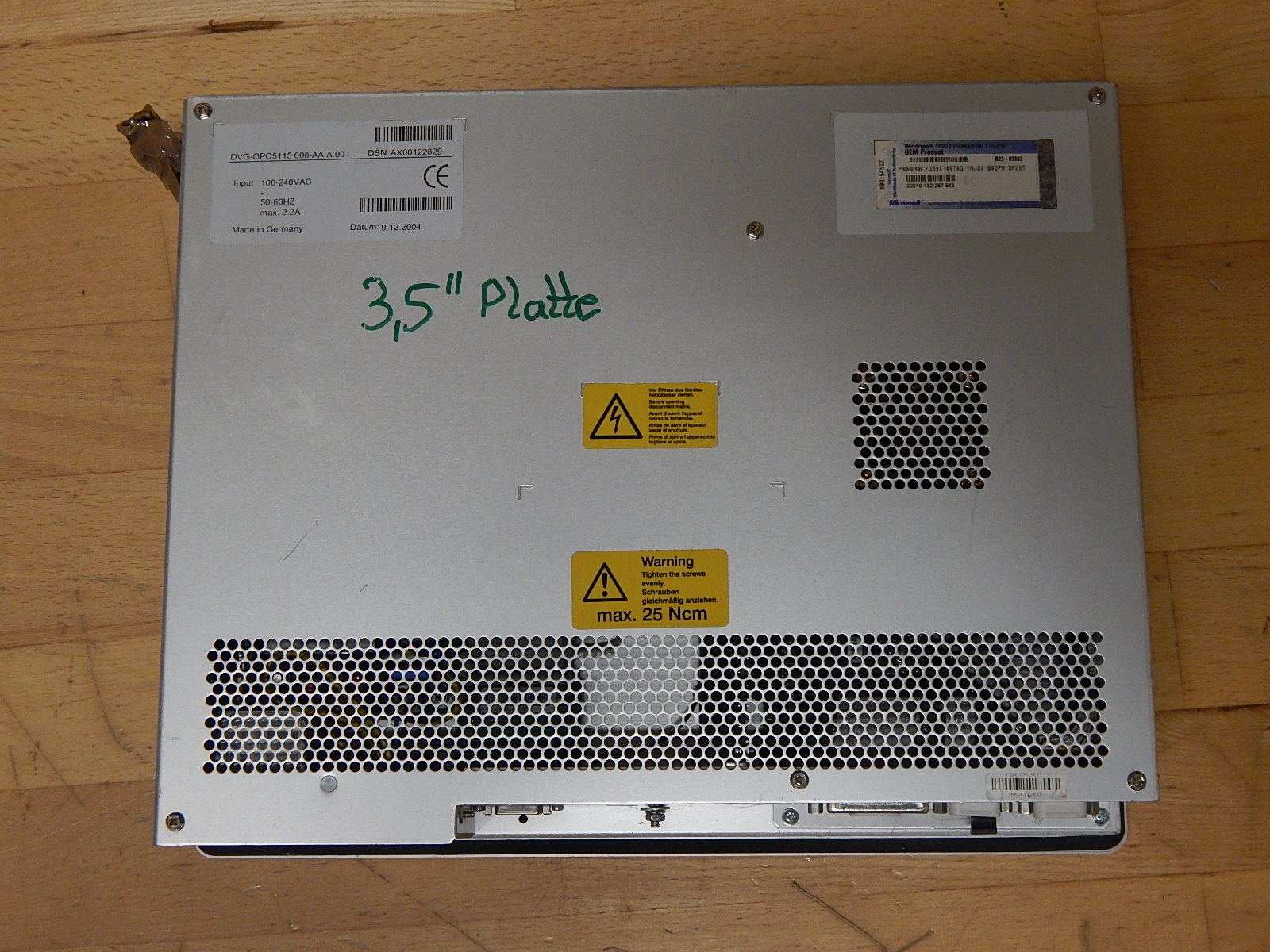 Sütron DVG-OPC5115 008-AA A.00 //DSN:AX00 122829 Ungeprüft